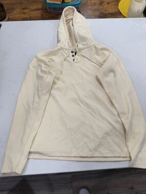 burnside Black Logo Patch on Cream Fabric